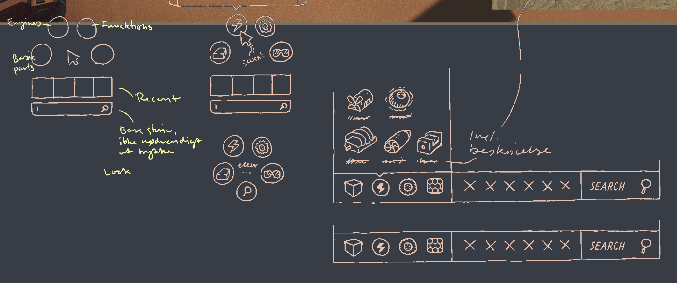 More Trailmakers UI sketches