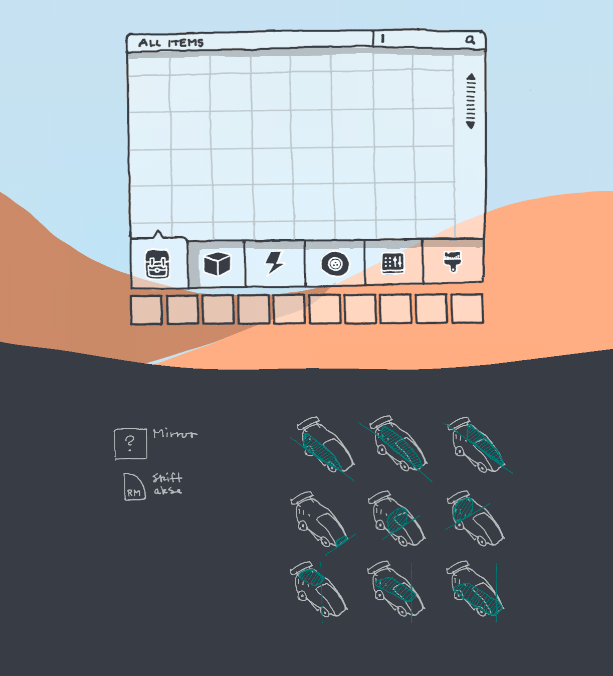 Trailmakers UI sketches